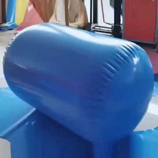 백플립 에어쿠션 기계체조 훈련 보조기구 필라테스 원통 장비, 7. 60cm 옐로우