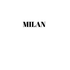 Milan: Hardcover White Decorative Book for Decorating Shelves Coffee Tables Home Decor Stylish Wo... Hardcover, Murre Book Decor