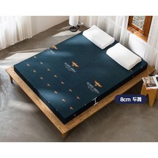 고밀도 고탄성 토퍼 매트리스 스펀지 스폰지 두께 8cm 소프트 하드 쿠션, 두께 8CM 고밀도 하드 그린 벌