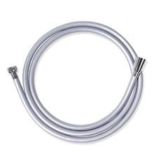 바디스테이 PVC 꼬임방지 샤워기호스줄 1.5M, 1개, 실버