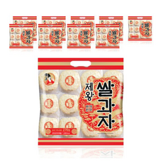 제왕 쌀과자 원형 바삭한맛 270g 10개 탕비실 과자 446687