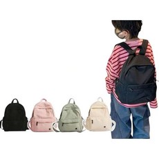 兒童簡約輕便背包 - 大容量收納，舒適減壓設計，多功能學生書包