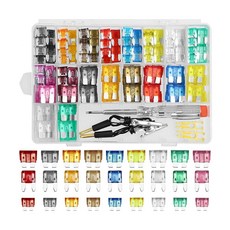 Mandark 306PCS 자동차 퓨즈 구색 키트 혼합 차량 블레이드 표준 및 미니 로우 프로파일 퓨즈2A 5A 7.5A 10A 15A 20A 25A 30A 35A RV, Mandark 306PCS 차량용 퓨즈 구색 키트 혼합, 1개