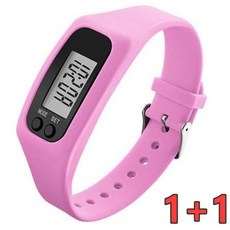 이음모음 손목 시계 만보기, 프리미엄 연핑크