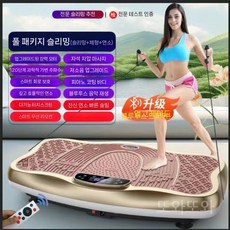 뱃살빼는기계 전신 덜덜이 실내 바디 진동운동기 진동기 뱃살빼는, F. 메가히트+빅사이즈+초고출력+블루투스-골드