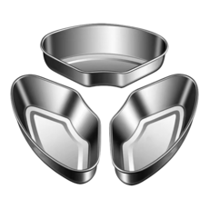 주방 스테인레스 스틸 부채꼴 편백찜기 3P 세트 조립식 찜판, 1세트, 410스테인레스