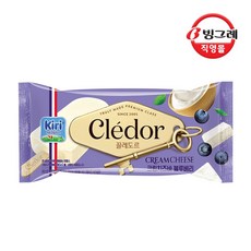 빙그레 끌레도르 아이스크림 바 12개 / 베리믹스 쿠키앤크림 쿠키앤초코 블루베리 카페라떼, 크림치즈 블루베리, 85ml