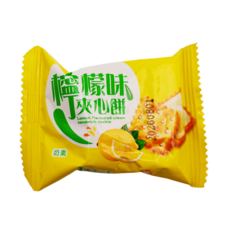 檸檬味夾心餅乾 奶油夾心三明治餅乾, 600g, 1套