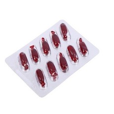 가짜피 붉은 혈액 인조피 할로윈 분장용 특수 메이크업 캡슐알약 10pcs