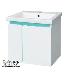 浴淋軍 54cm 防水PVC發泡板臉盆櫃, 1個, 盆+櫃,不開紙抽孔, 不開紙抽孔