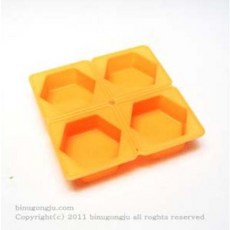 육각형 4구 실리콘몰드, 1개