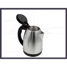 2L 가정용 전기 주전자 주전자 빠른 끓이기 휴대용 가열 물 빠른 안전하고 스틸 스테인리스 가열 등급, 표준 한국 표준 연합, Silver