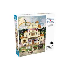 Buffalo Games - Charles Wysocki - 자유의 독립 기념일 - 1000피스 퍼즐 - 게임의 밤에 완벽한 도전적인 퍼즐, Buffalo Games - Charles Wysock, Young Patriots