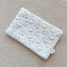 달콤베이비 듀라론 에어매쉬-납작베개, 1개, 그레이