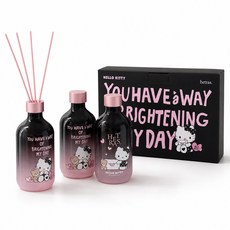 【官方授權】HETRAS X HELLO KITTY 限量聯名室內擴香禮盒 500ml x 3瓶 1盒, 1組, KITTY限量聯名擴香