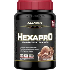 ALLMAX HEXAPRO高蛋白粉 巧克力奶昔口味, 1個, 907克
