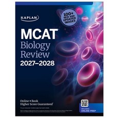 (英文圖書)MCAT Biology Review 2027-2028: Online + Book 平裝版, 英文, Kaplan Publishing