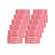 라라폴리 립밤 슬리핑 마스크 미니, 10개, 3g