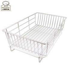 大廚師百貨 皇家不銹鋼碗盤瀝水架杯子籃瀝杯架 - 大容量廚房收納, 不銹鋼, 1個