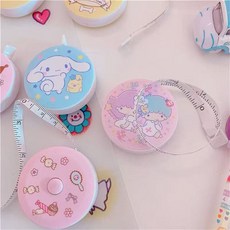 산리오 캐릭터 1.5m 휴대용 미니 줄자, 1개, 쌍둥이, 150cm