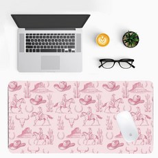 부드러운 미적 게임 가정 꽃무늬 작업 파스텔 미끄럼 사무실 9C 29 매트 가죽, 웨스턴 카우보이