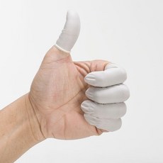 乳膠手指套, 1個, 白色手指套500克約760個