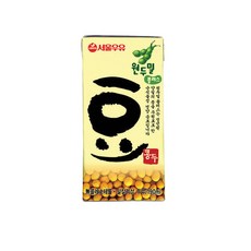 서울우유 원두밀플러스 두유 190ml x 24팩, 24개