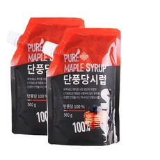 솜 캐나다 메이플 다크 시럽 500g 2개세트, 2개