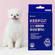 유산균 플러스 강아지 고양이 장건강 프로바이오틱스60g(2gx30포), 상세설명 참조