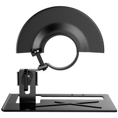 앵글 그라인더 스탠드 세트 5.3인치(1.9인치 보어) 가드 및 조절 가능한 절단 브래킷 - 4-1/2인치 그라인더 금속/목재 안전 액세서리와 호환 가능, 125mm(hole 42mm)