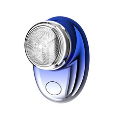 fooi usb 충전식 미니 전기면도기 물세척 포켓형 전동면도기 5시전 당일발송, 블랙