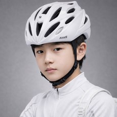 삼천리자전거 M사이즈 520 아동 주니어헬멧 고급형 자전거헬멧 안전모, 520주니어헬멧-화이트/라이트실버, 1개