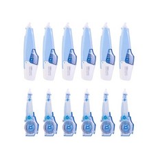 코스트코 델리 펜타입 수정테이프 세트 6+6개입 마카롱 블루