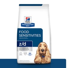 Hill's 希爾思處方 z/d 犬用食物皮膚敏感護理乾糧, 1個, 17.6磅