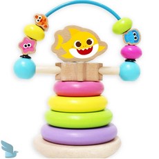 2보급창고 아기상어 원목링쌓기 롤러코스터 아이장난감