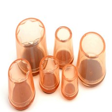 쥬넛 투명 의자캡 4개입 의자미끄럼방지커버 의자다리보호캡, 사각-소