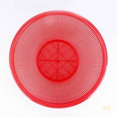 루마 원형 소쿠리 4호 레드 야채바구니