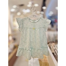 아가방 민트 이지 반팔 나염 원피스 01T354053