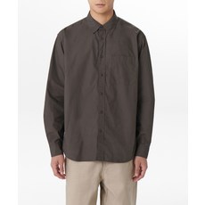 MUSINSA STANDARD 릴렉스드 워시드 포플린 셔츠 [브라운] 201520