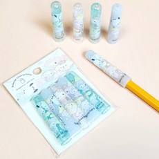 별별 산리오 캐릭터 연필 캡 뚜껑 보호 학용품 5p