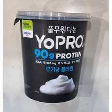 풀무원 YoPRO 무가당 프로틴 요거트, 1개, 900g, 1개