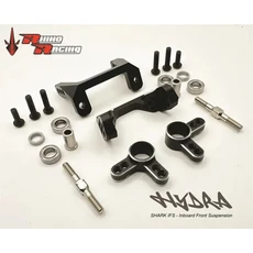 Rhino 레이싱 Yokomo YD2 프레임 상어 키트 블랙 퍼플 레드 전면 및 후면 암 스윙 업그레이드, 19 RR-1000B