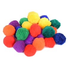 방과후돌봄 유아체육 알록달록 안전 솜털공세트 야유회 협동놀이 공놀이 놀이운동 5세, 36개세트, 1세트
