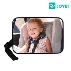 JOYBI防碎安全座椅觀察鏡跨境車載後視鏡汽車寶寶兒童反向觀察鏡, 1個, 方形黑色 18.8*13.5cm:1個