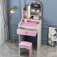 초등학생화장대 공주 주니어 야옹이 초등 50cm화이트하트거울+의자 증 1 세트 500mm, AR. 50cm 핑크 사다리 거울 의자와 도구 포함 7