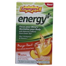 沉浸能量加芒果桃子, 9.4克, 18入