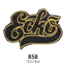 와펜 DIY 자수 패치 와펜모음 열부착식와펜, 4개, 와펜 패치 858번