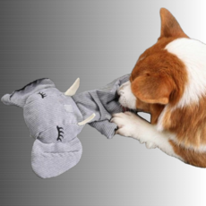 구민 반려견 귀여운 불안 인형, 그레이