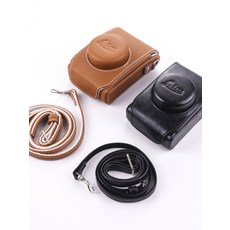 카메라 전용 케이스 파우치 호환 보관 가죽 가방 숄더 어깨끈 포함, 1개, 브라운 d lux6 lux5 lux4 lux3