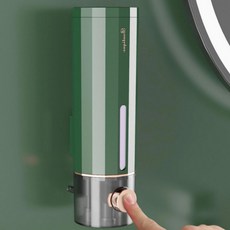 손세정제 디스펜서 핸드워시 욕실 손세정기 거품비누 물비누 샴푸, 화이트